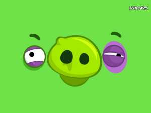 Angry Birds Bruised Pig Wallpaper