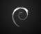 Silver Debian Logo