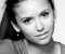 Nina Dobrev Black And White Closeup