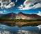 The blue lake view