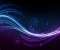 Purple and Blue Curl