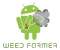 Android Smoking A Bong On Whit