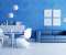 White & Blue Interior