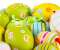 Green And Yellow Easter Eggs