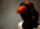 Redhead And Music wallpaper
