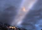 Evening Single Sunray wallpaper