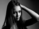 Nina Dobrev Black And White wallpaper