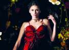 Nina Dobrev In Red wallpaper
