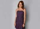Emma Stone Purple Dress wallpaper