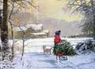 Carrying The Christmas Tree wallpaper