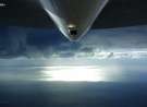 Airplane Above The Sea wallpaper