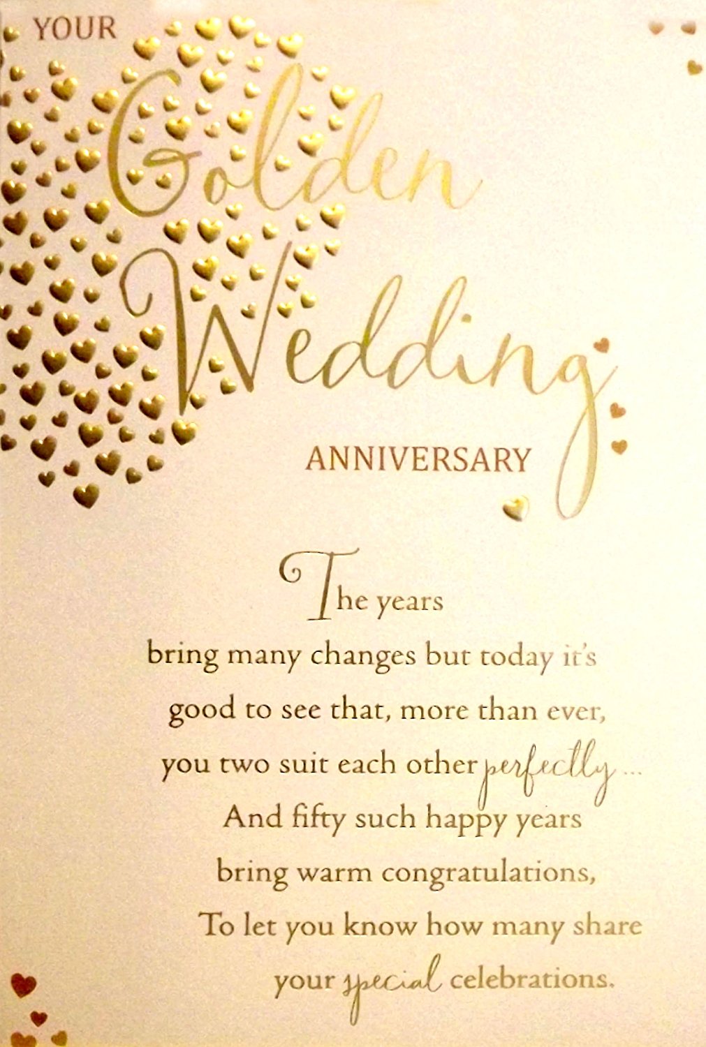 Golden wedding Anniversary!!