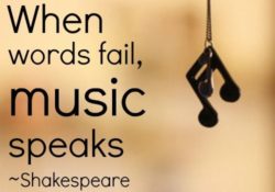 Shakespeare quote on love music